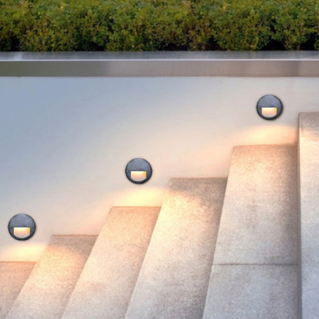 Hot Sell Aluminium Surface Mounted IP54 3W 6W Modern Outdoor LED Step Stair Light