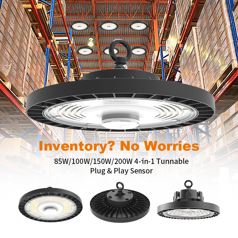 High Quality CE Waterproof for Workplace120w Shop 150w ufo 100watt Dimmable Led Low High Bay Light