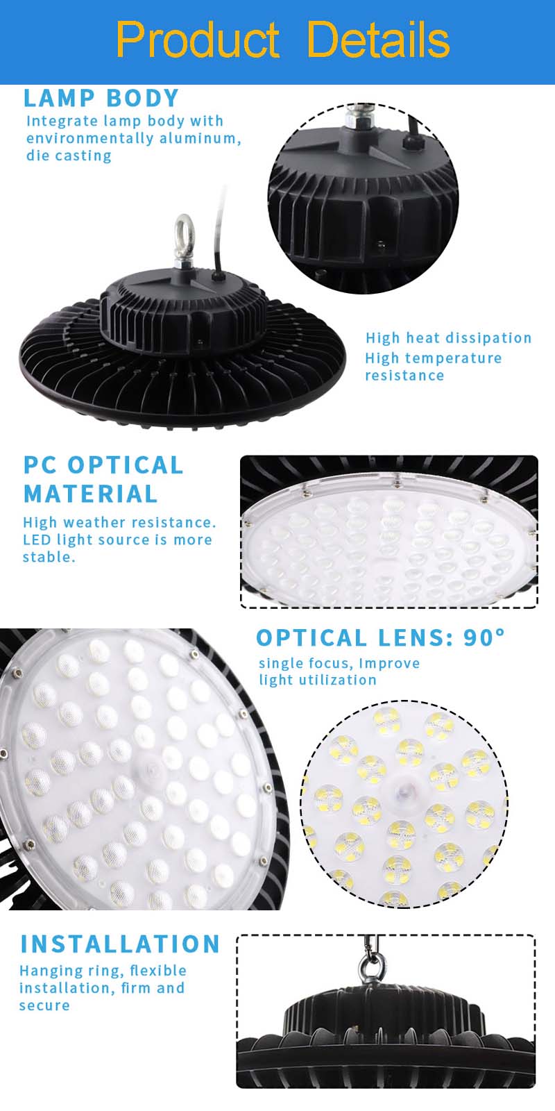 UFO LED High Bay Detail 1