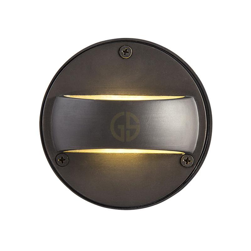 Low Voltage 12V Outdoor IP65 Waterproof Up&amp;down Brass Landscape Light Garden Lawn Light Step Light on Hot Sale