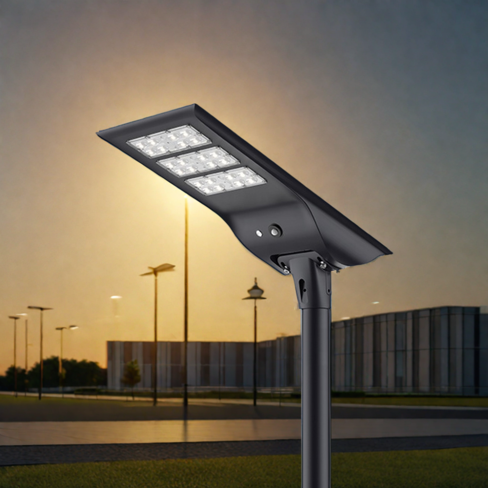 Free Electric Bill Green Energy All in One Solar Street Light 190lm/W High Lumen Outdoor Solar Light