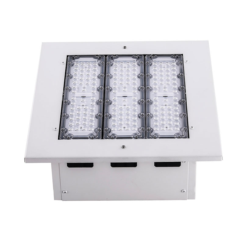 100w 150w 200w Surface Recessed Mount Ceiling Installation Gas Station Led Canopy Light
