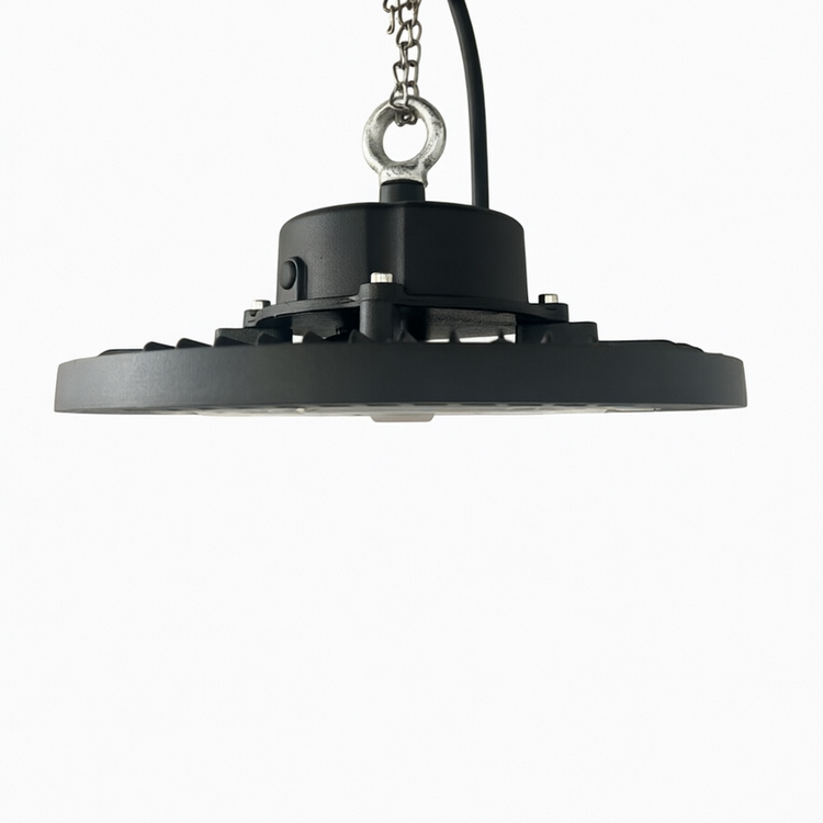 100W LED High Bay Shop Lights IP65 Factory Use Compact Driver 6000K Daylight Aluminum Construction High Brightness Easy