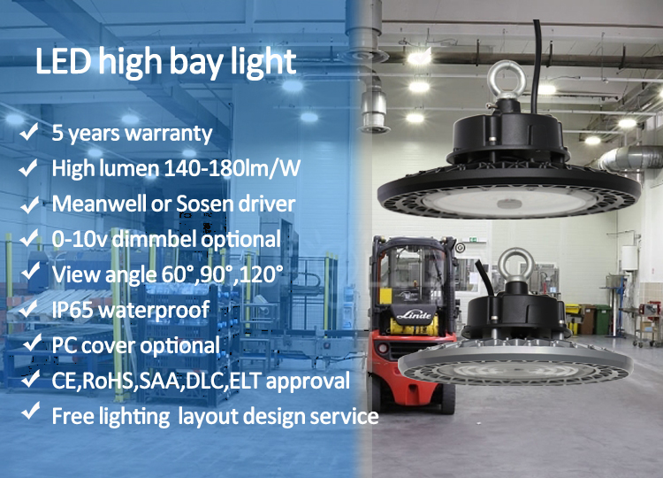 High Bay Light Front View