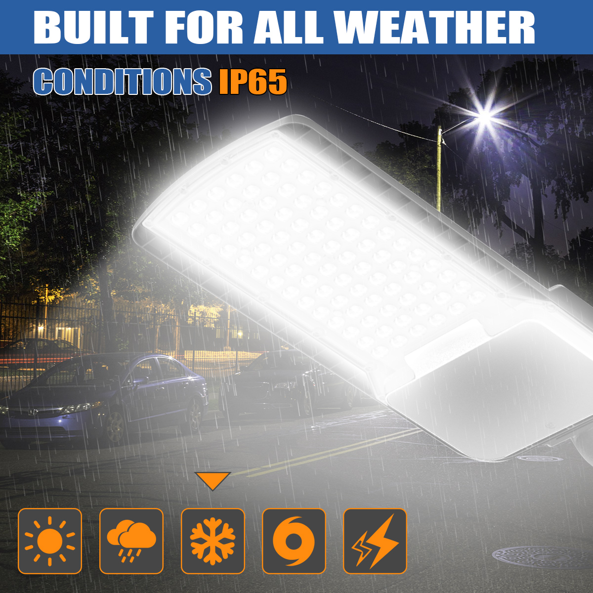 Outdoor Street Light US in Stock Public Lighting 200w 150w 100w Lampadaire LED Parking Lot Area Post Flood Lights Road Lamp