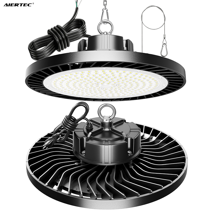Super Bright 150W 200w 300W Ufo Led High Bay Light Indoor Industrial Lighting Led Lamp For Garage Factory Workshop Warehouse