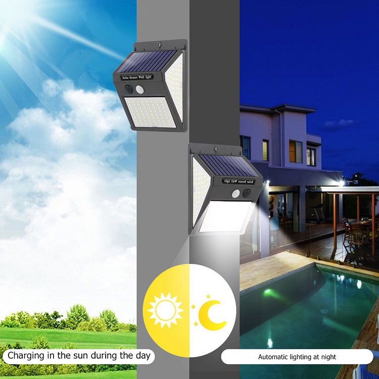 Solar Wall Light Detail