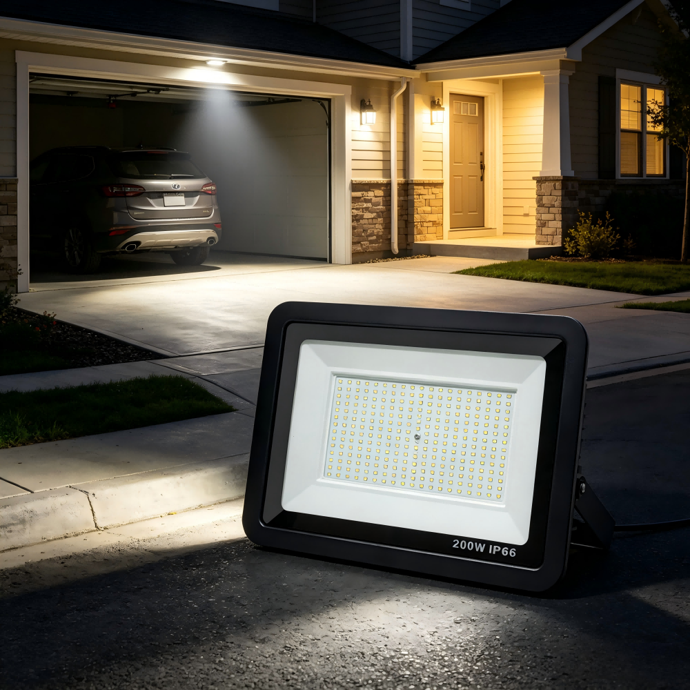 Outdoor IP66 Waterproof AC LED Flood Light 30W-300W Aluminum Body High Bright SMD Pathway Garden Wall Lighting CE RoHS Certified