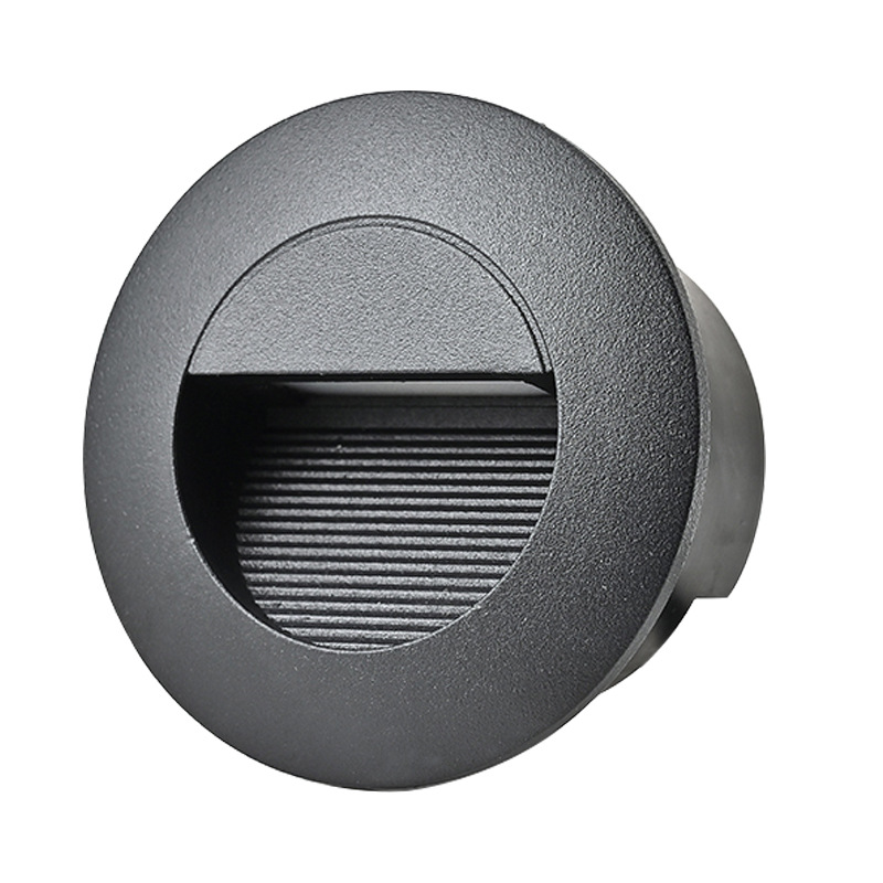 Keehome Waterproof Aluminum Step Light 86 Base Box Embedded LED Corridor Corner Floor Stair Step Outdoor Wall Lamps
