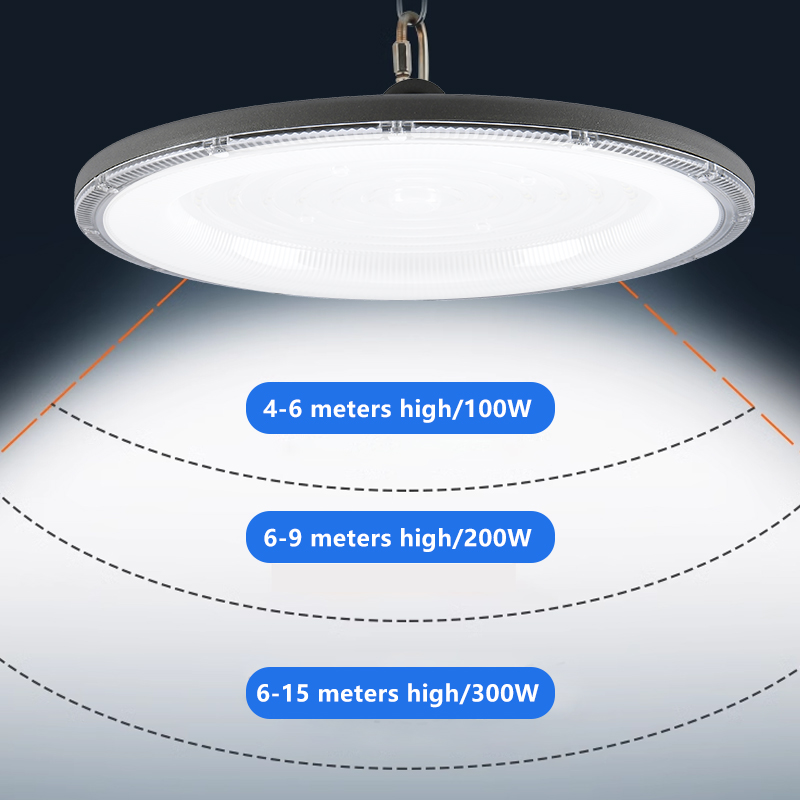 Industrial Highbay Light Workshop Warehouse 100W 150W 200W 300W 400W ufo Led High Bay Light