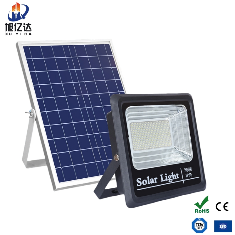 Outdoor IP66 Waterproof 100-400W Solar Flood Light Lamp with Solar Panel