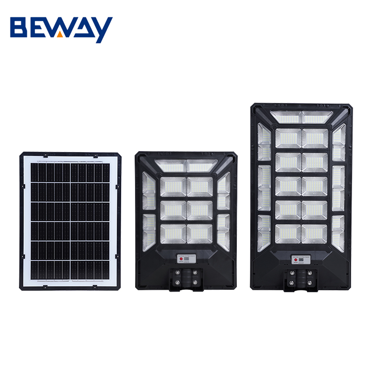 Low Price Outdoor Post Lamp Easy Installation Various Control Methods 500w 1000w LED Black Solar Street Light