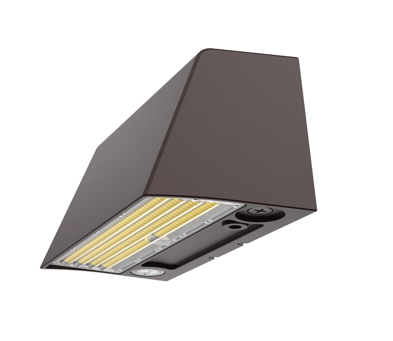 Commercial Wallpack Floodlight DLC Wall Mount LED 30W Exterior Architecture Lighting Remote Control High CRI 95 IP65 Rated