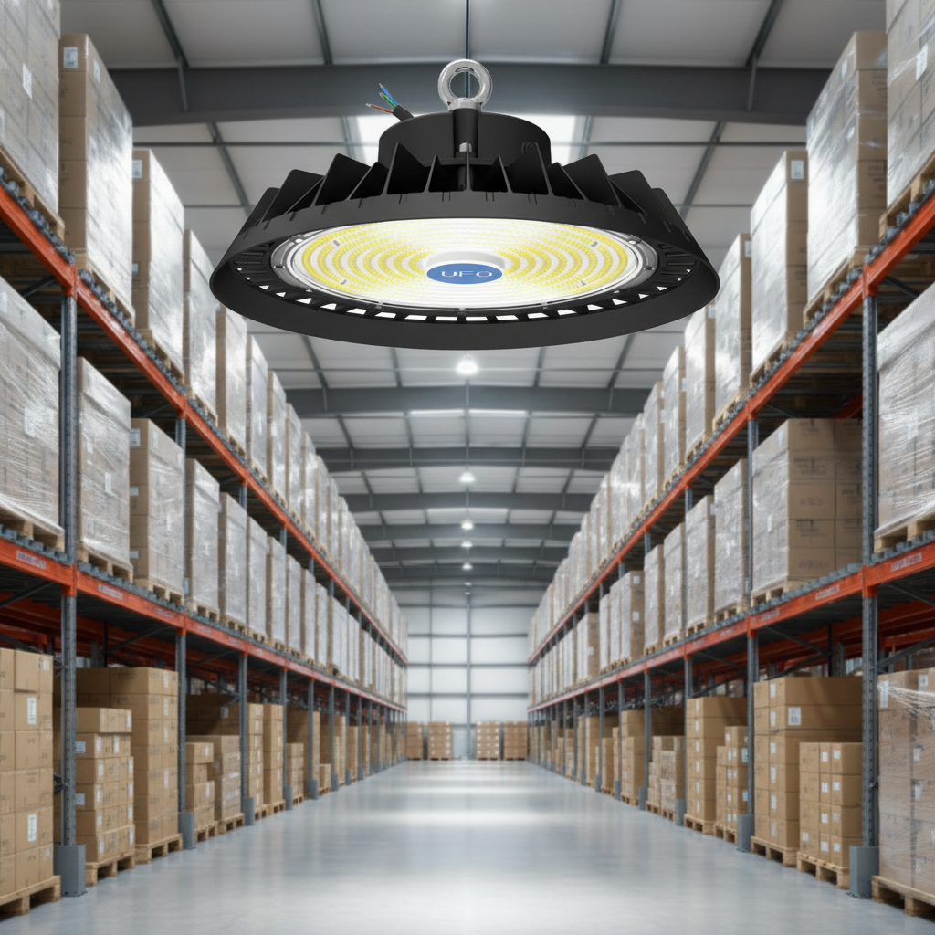 ETL Listed Super Bright 300W UFO LED High Bay Light 150LM/W ETL Industrial LED Highbay Lighting for Warehouse Factory Workshop