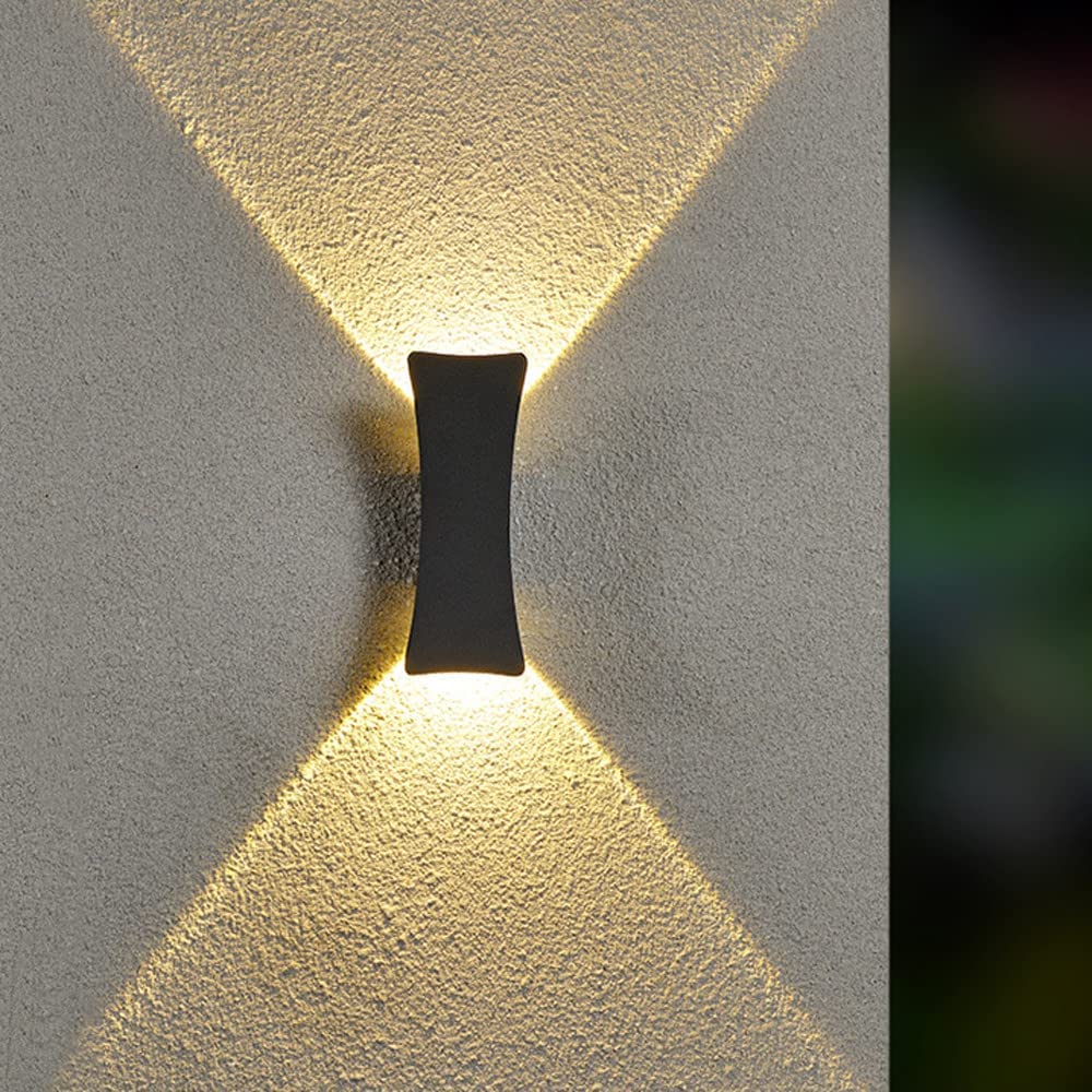 Modern LED Outdoor Wall Pack Light up and Down Glow Waterproof Sconce Light Fixtures Indoor Outdoor Aluminum Wall Lamp