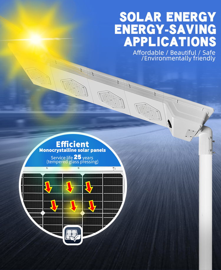 All in One Led Solar Street Light 50w 80w 100w for Solar Working Station