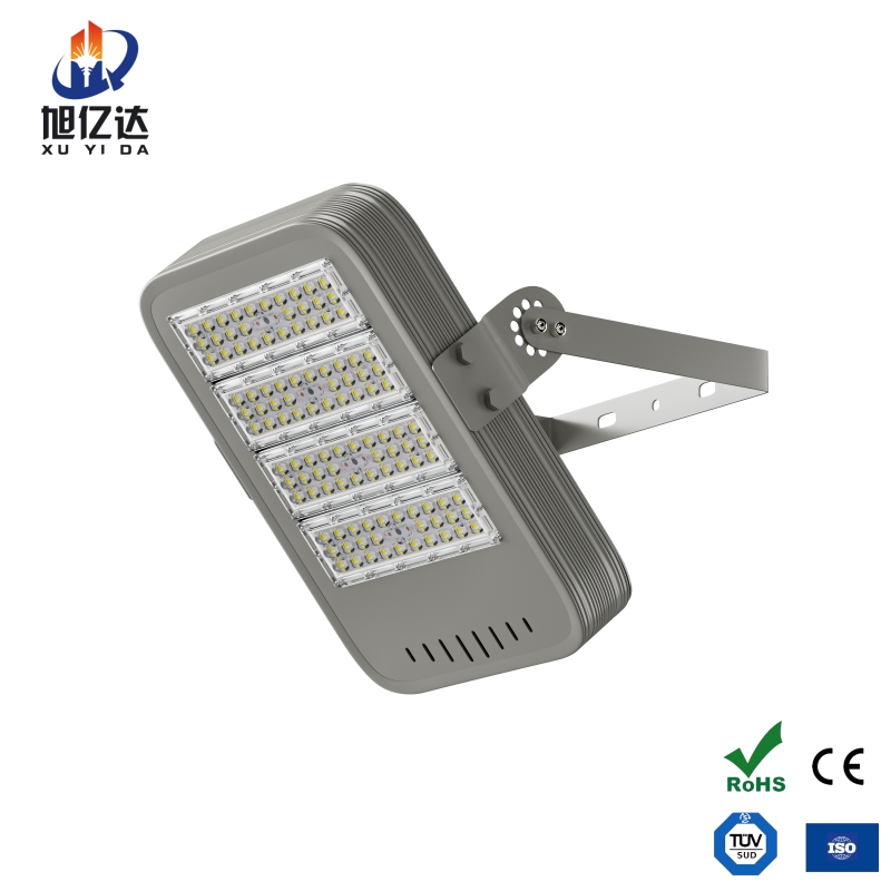 IP67 High Power Stadium Sports Field Football Field Tunnel Tennis Court Aluminum Alloy 25-30m 200W 400W LED Flood High Mast Light