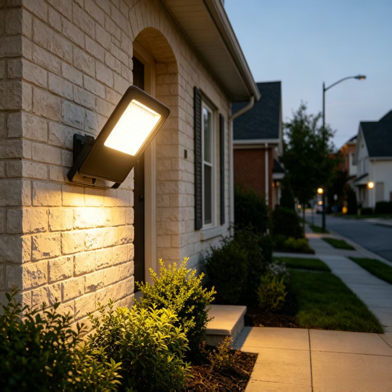 LED Flood Light 10-200W 150LM/W IP65 IK06 Outdoor Stadium Floodlight with 270&deg; Bracket -40℃~+50℃ CE RoHS
