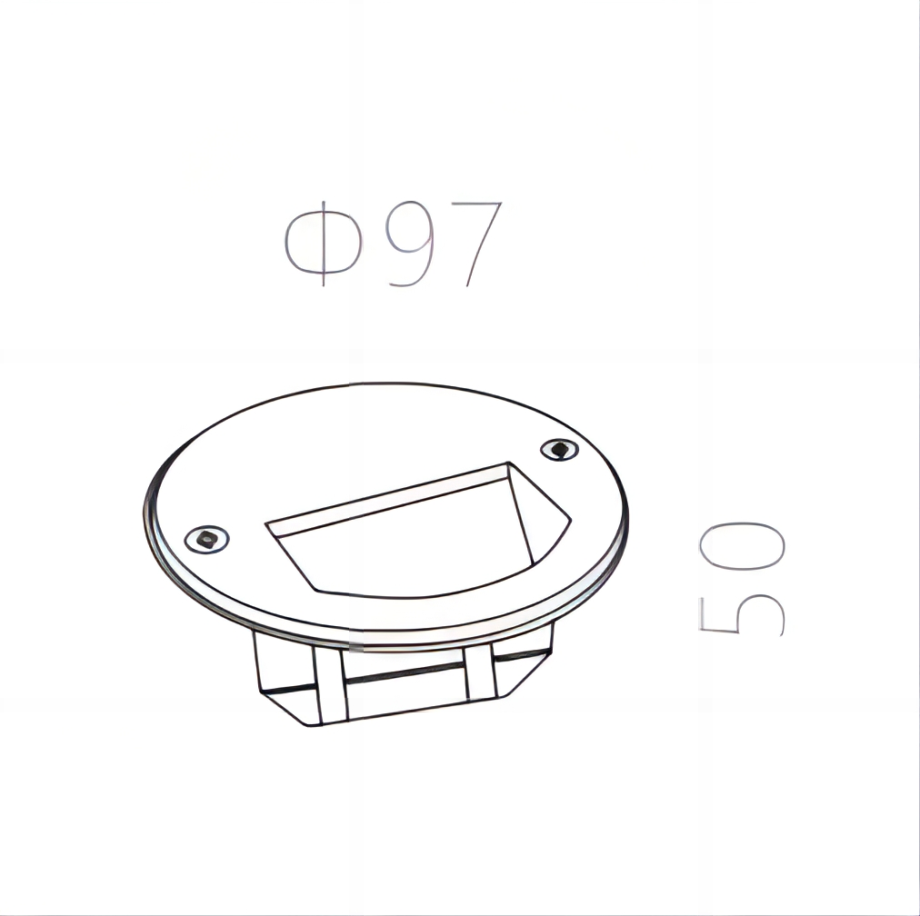 Hot Sell Aluminium Surface Mounted IP54 3W 6W Modern Outdoor LED Step Stair Light