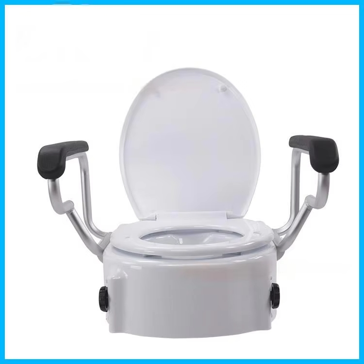Toilet Bowl Booster Cover Elevated Commode Raised Toilet Seat Bathroom Safety Equipment