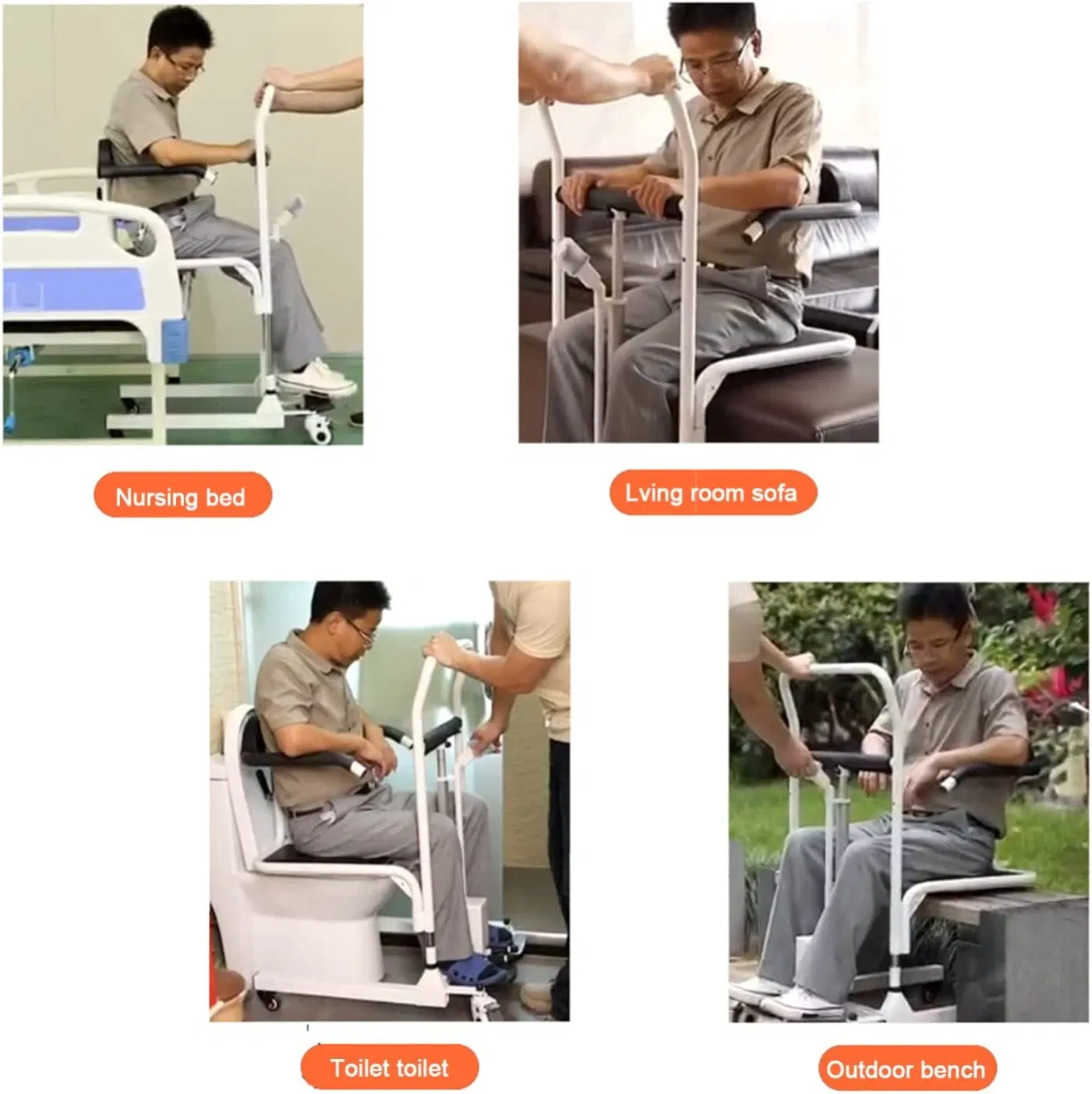 Patient Lifting Equipment Disabled Transfer Wheelchair Hoist for Handicapped