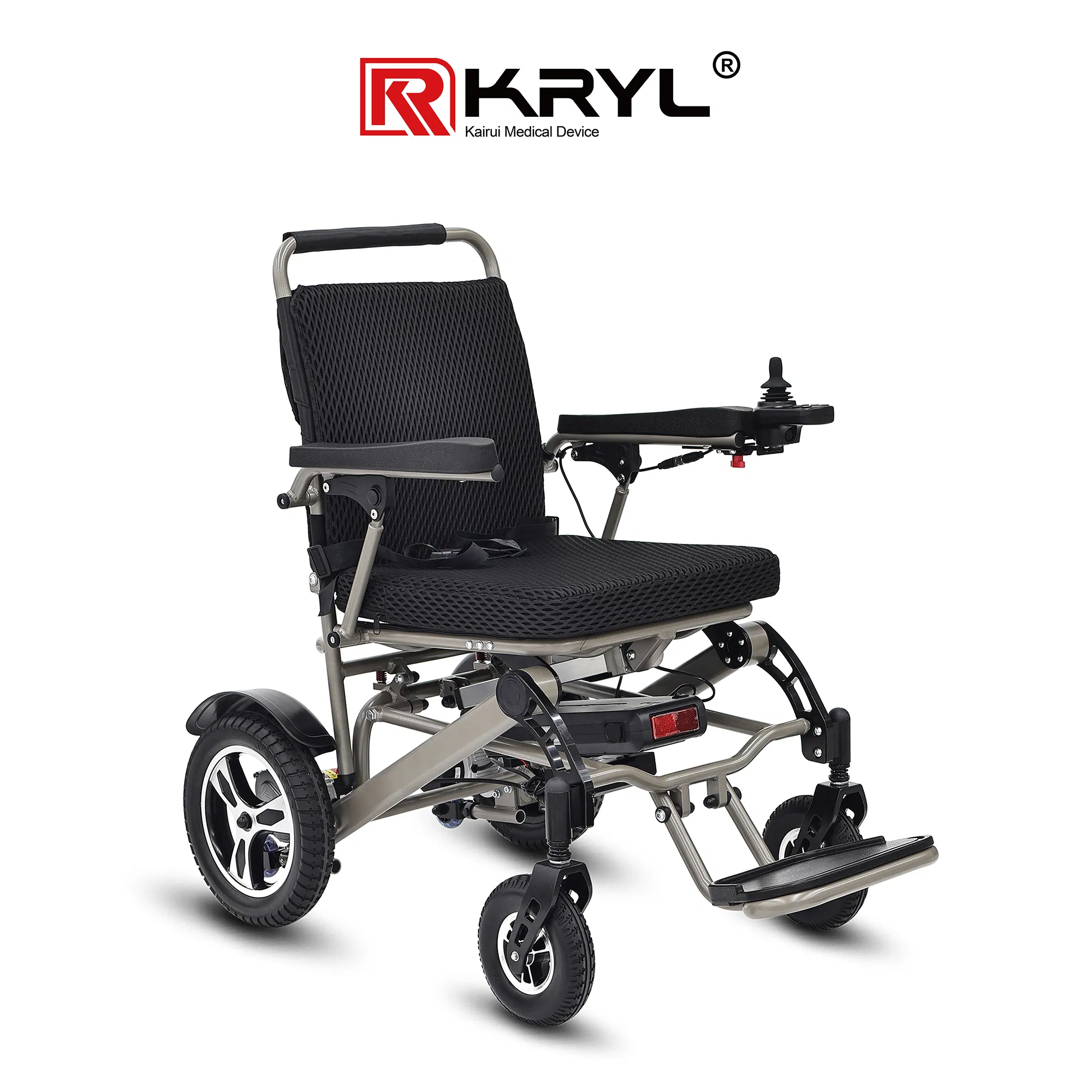 Adjustable Speed Wheelchair with Portable Design and Removable Battery