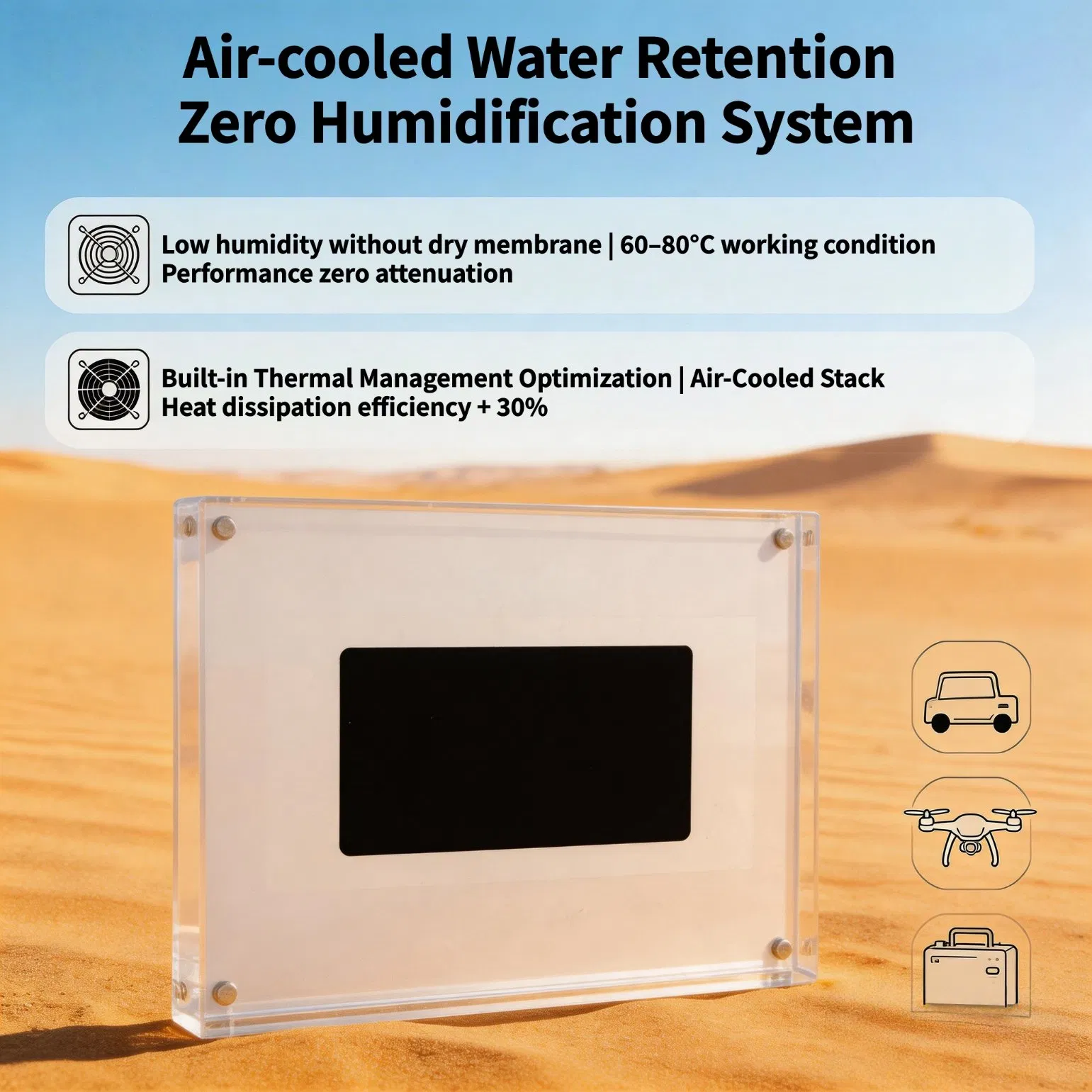 7-in-1 MEA for Cost-Effective Air-Cooled PEM Fuel Cell Solutions Chemical Fuel Cell Component