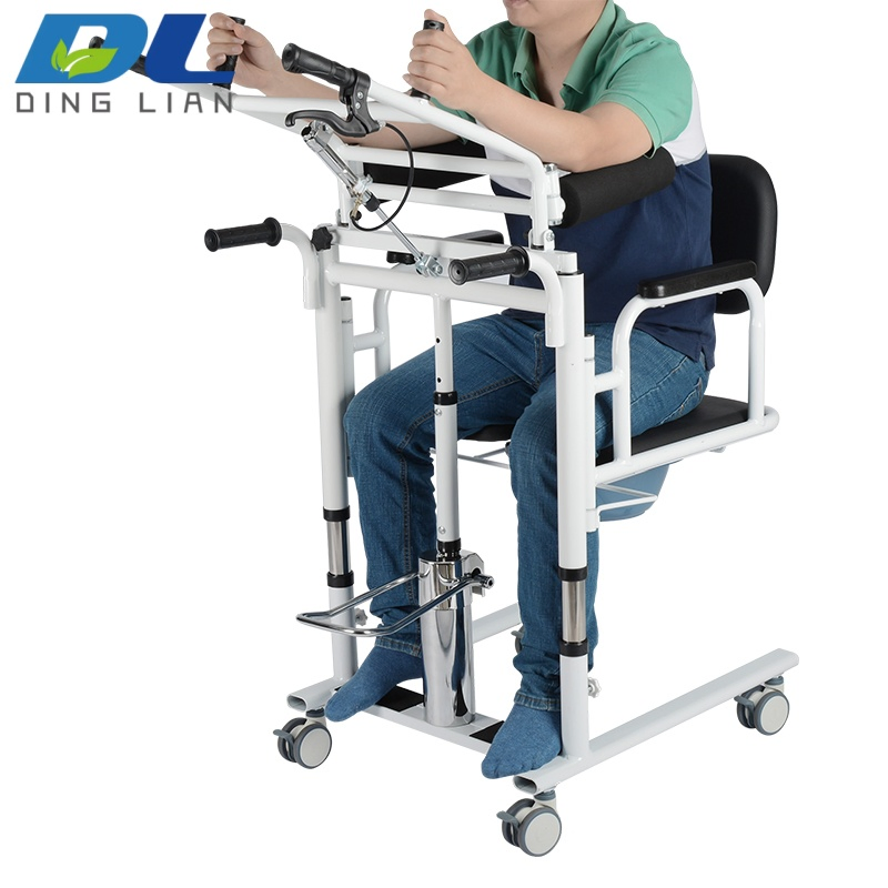 Home Medical Product Transfer Aid Four-Wheel Hydraulic Medical Transfer Device Suitable for Post-Surgical Rehabilitation Patients