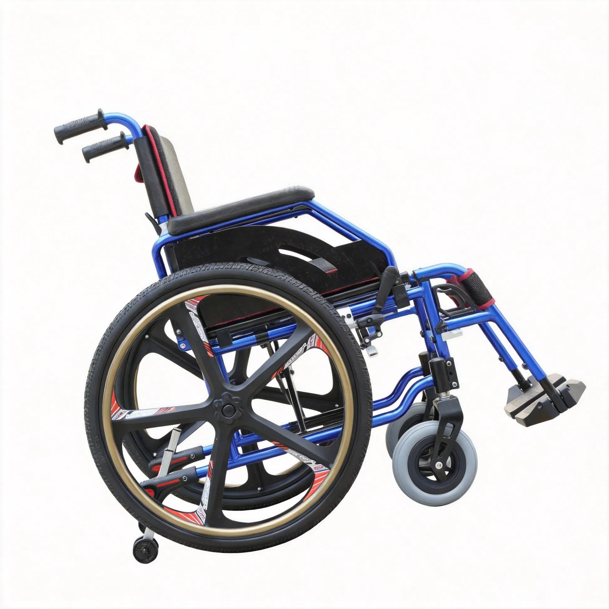 Reclining Back Mobility Power Mannual Wheelchair Rear 22/24 Inch Wheel Disability Scooter Medical Equipment
