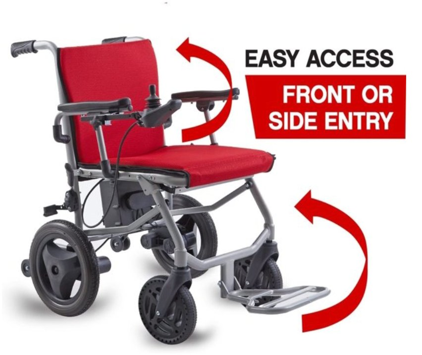 Motorized Electric Wheelchair Medical Equipment for Handicapped with Mobility Aid and Folding Design
