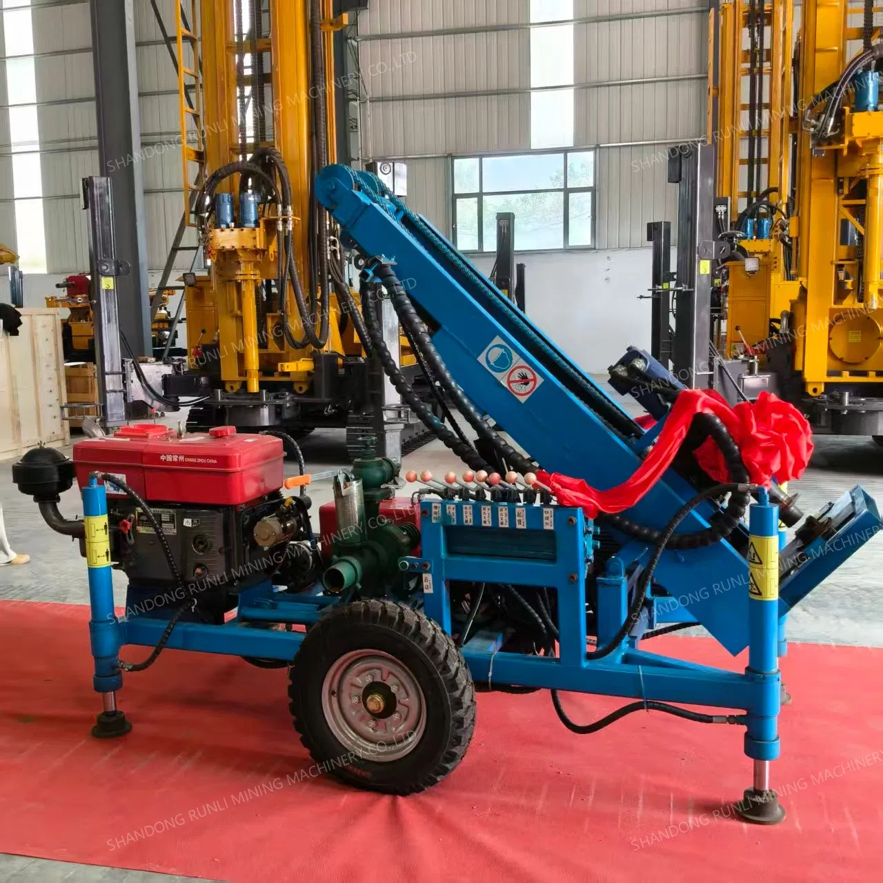150 Meter Diesel Mini Water Well Drilling Rig Machine/Portable Hydraulic Drilling Machine