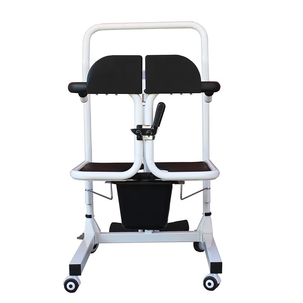 Commode Electric Transfer Wheelchair Disabled Care Patient Lift Toilet Chair