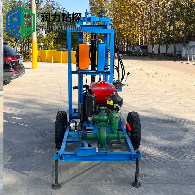 150m High-Efficiency Portable Mini Mine Boring Borehole Machine De Forage De Puits/Water Hole Drilling Machines/Water Well Drilling Rig Machine