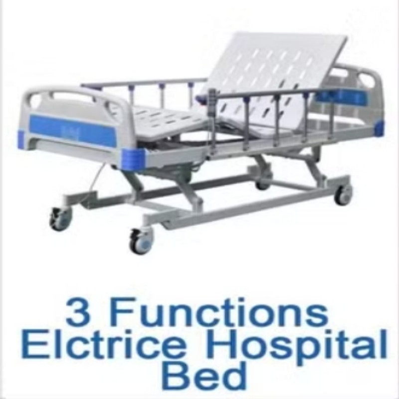 ABS Electric Multi-Functional Lifting ICU Intensive Care Unit Electric Hospital Bed with Guardrail Medical Nursing Bed Equipment