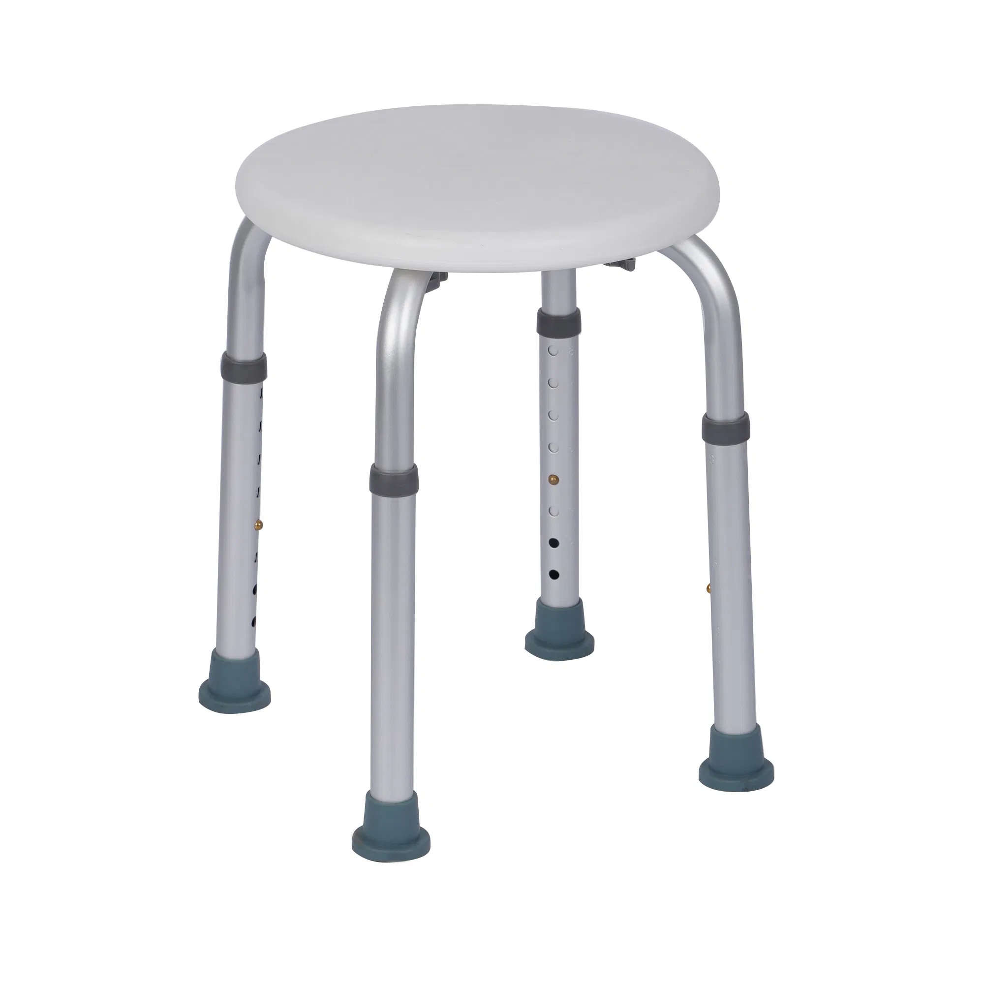 Durable Adjustable Chair Shower Bath Stool Without Armrest for Old People
