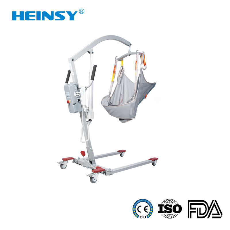 Hes-105b Carbon Steel Medical Devices Physical Therapy Equipment Hospital Hoyer Patient Bath Lift Sling Carrier