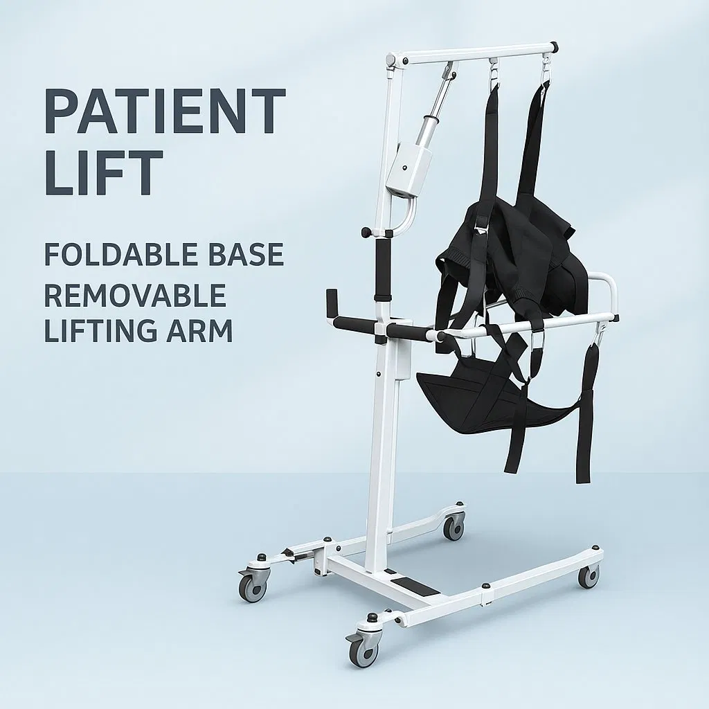 Home Nursing Foldable Patient Transfer Lift Electric Sit to Stand Mobility Aid