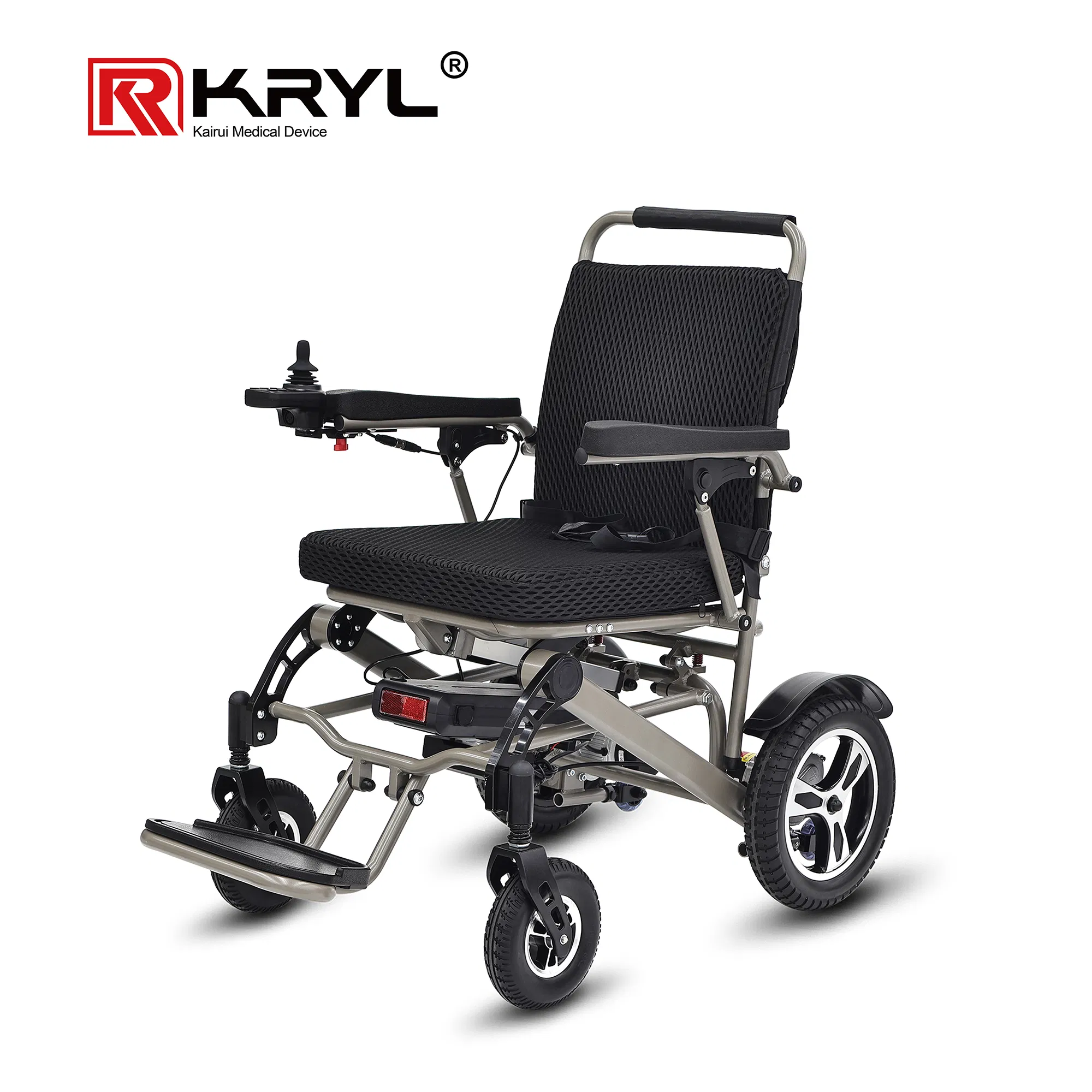 Adjustable Speed Wheelchair with Portable Design and Removable Battery