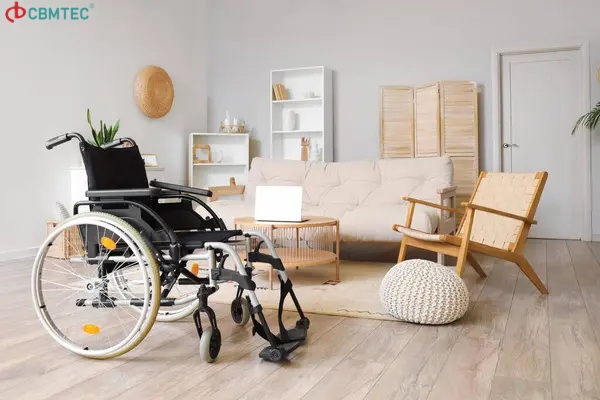 High Quality Customized Foldable Mobility Aid Sport Wheelchair Medical Equipment Lightweight Aluminum Wheelchair