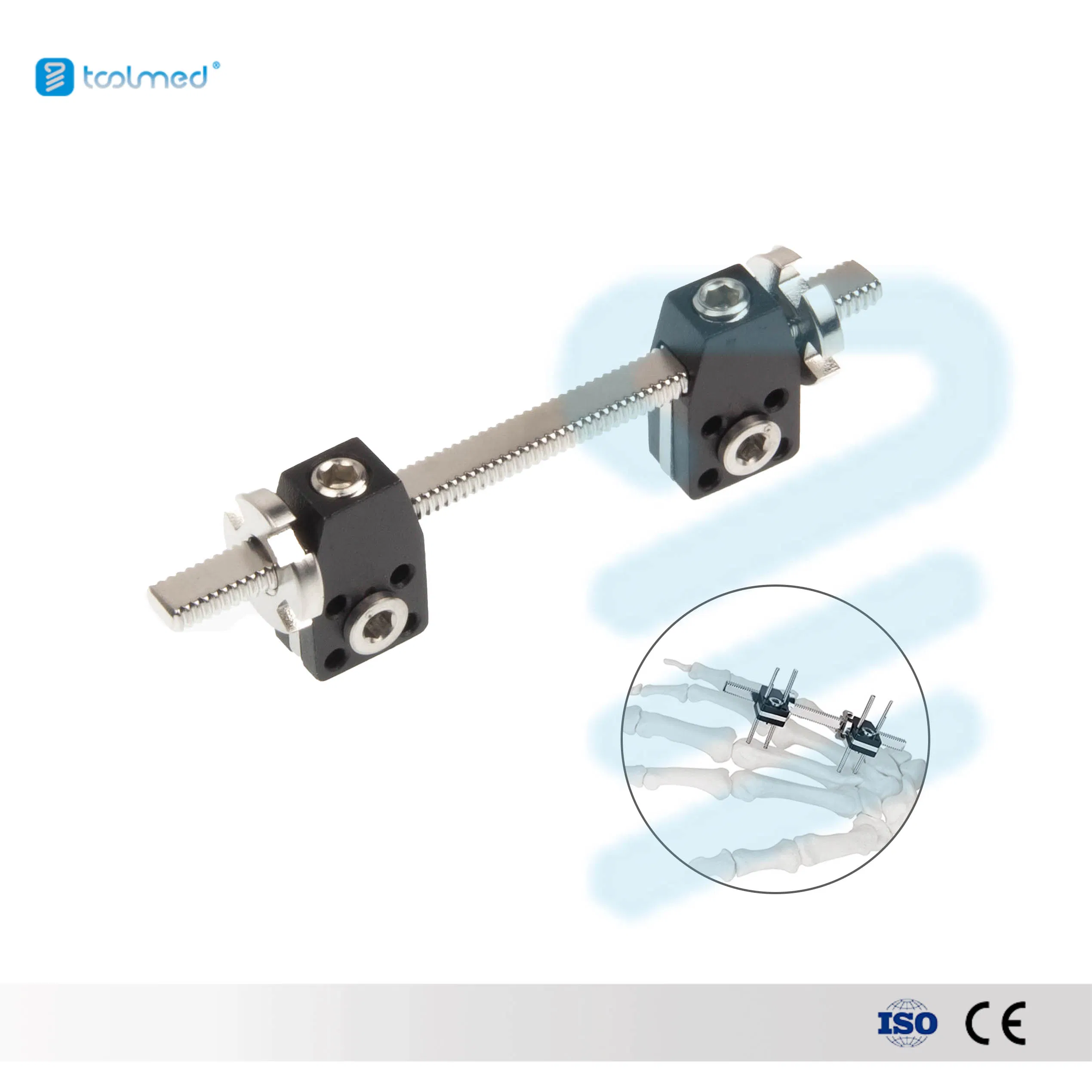 Adjustable Orthopedic External Fixation Device for Bone Surgical Instruments Enhanced Bone Support