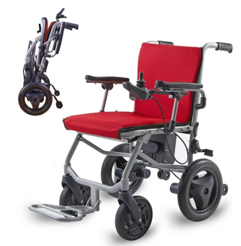 Motorized Electric Wheelchair Medical Equipment for Handicapped with Mobility Aid and Folding Design