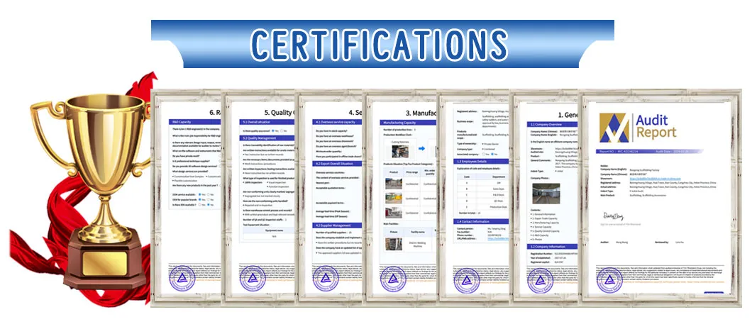 Company Certifications