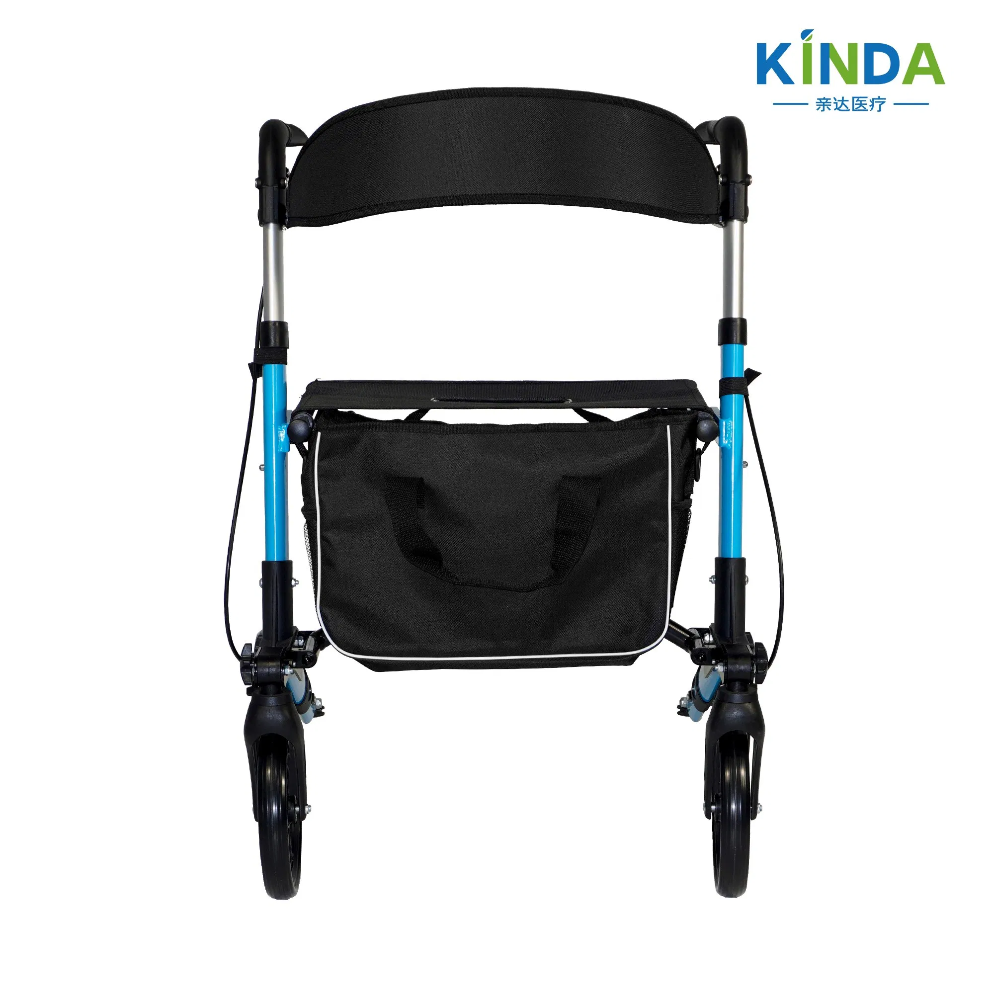 Heavy Duty Walker Rollator: Foldable Design &amp; Custom Colors