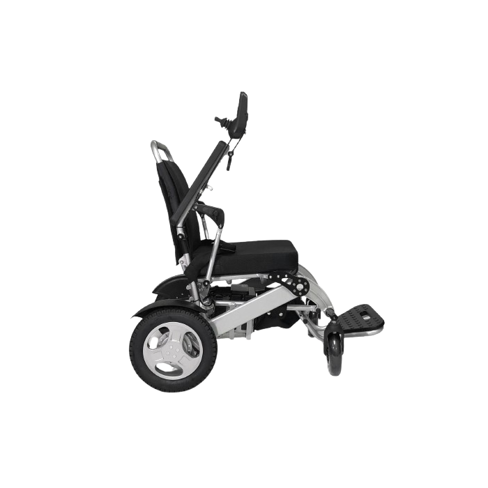 Good Price Wholesale Lightweight Folding Aluminum Electric Wheelchair for Elderly &amp; Disabled People Rehabilitation Equipment