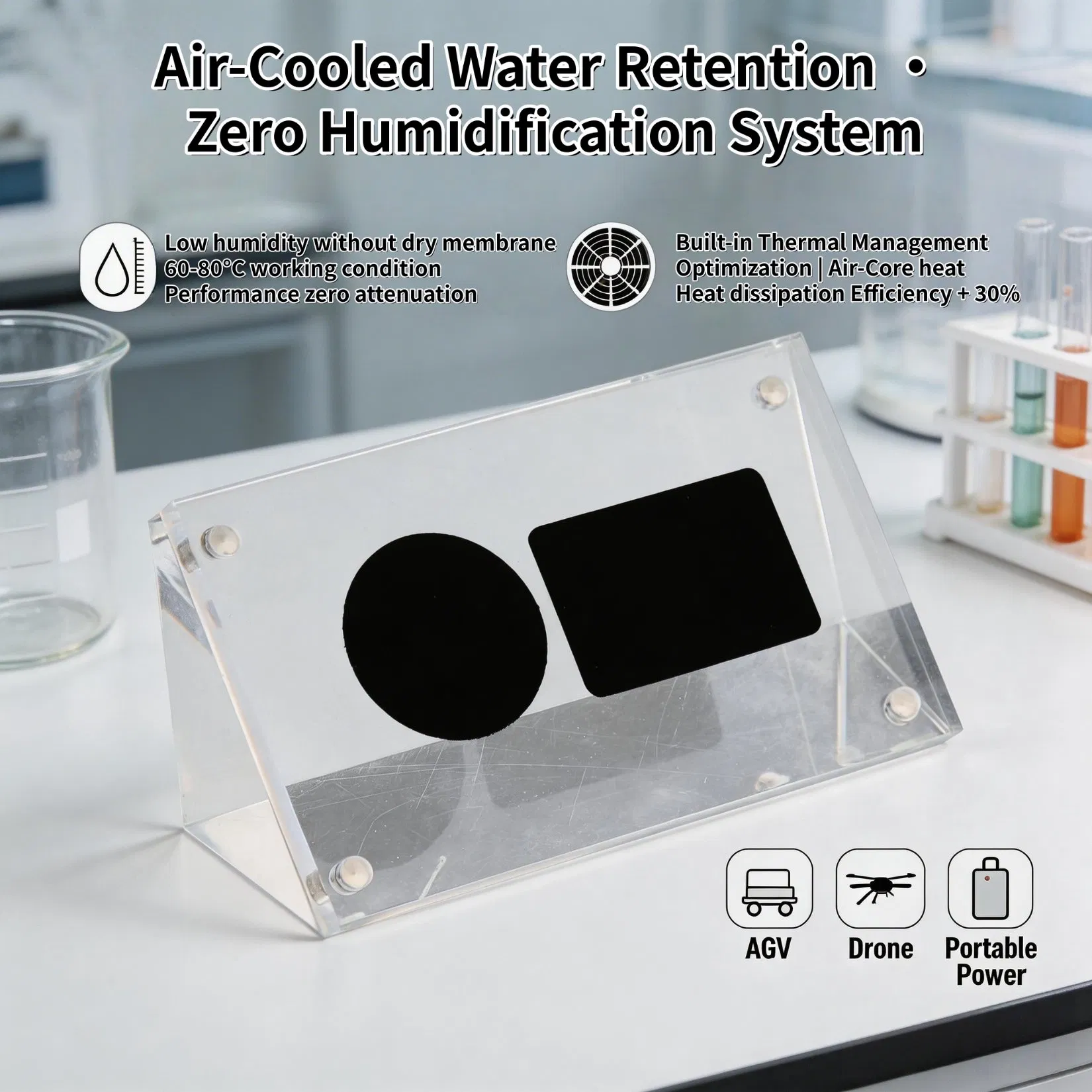 7-in-1 MEA for Cost-Effective Air-Cooled PEM Fuel Cell Solutions Chemical Fuel Cell Component