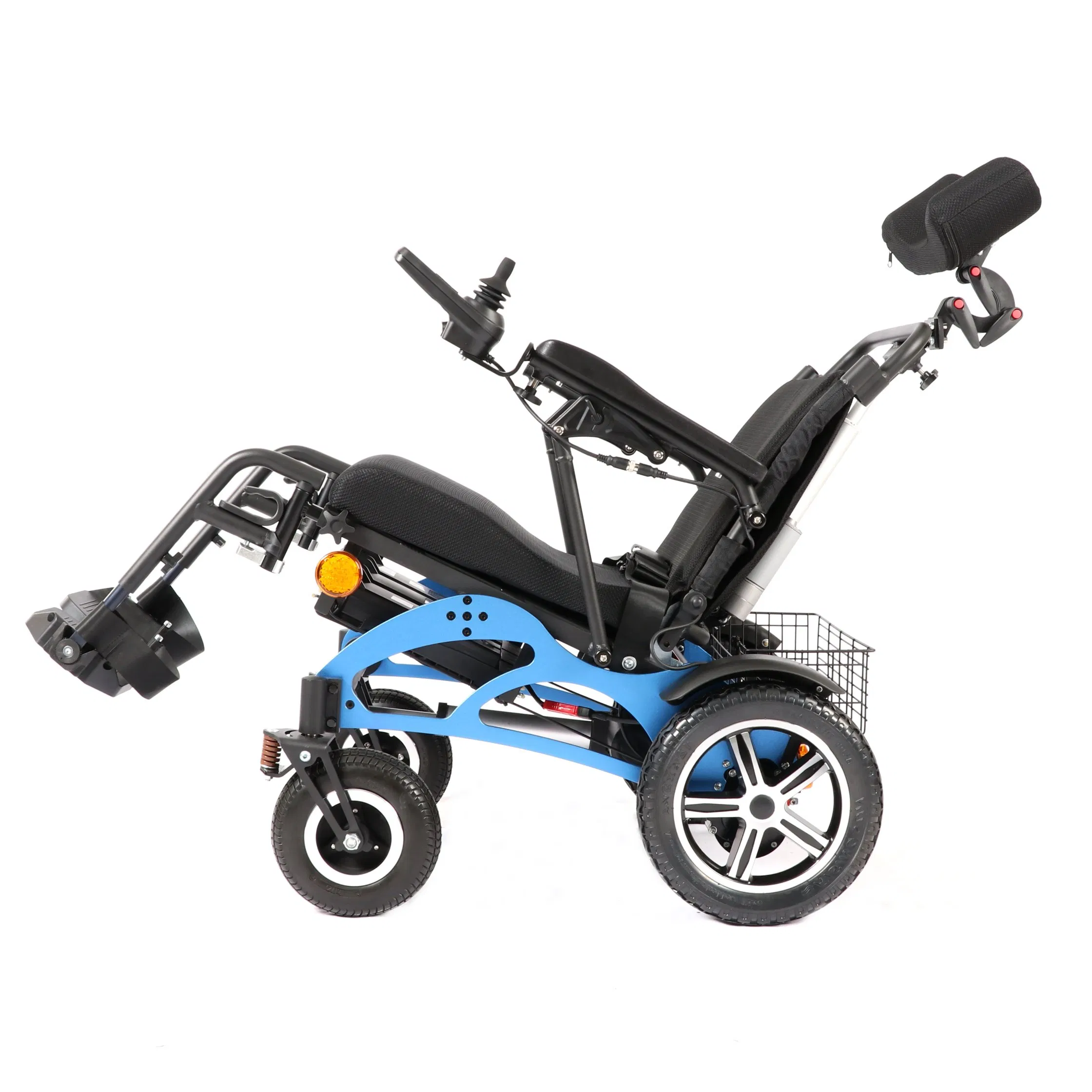 Disabled People Power Mobility Devices Foldable Motorized Wheelchair Lightweight for Disability