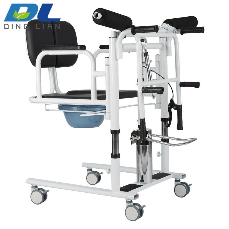 Home Medical Product Transfer Aid Four Wheel Hydraulic Medical Transfer Device Suitable