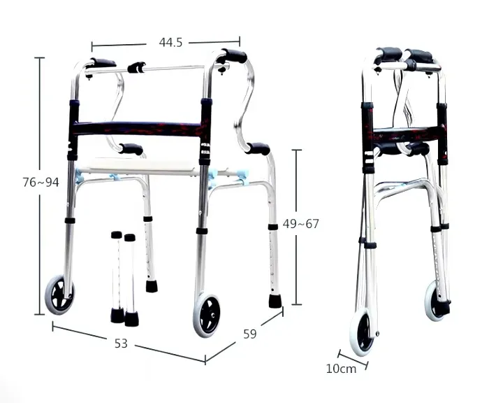 Portable Adjustable Walker Detail 1