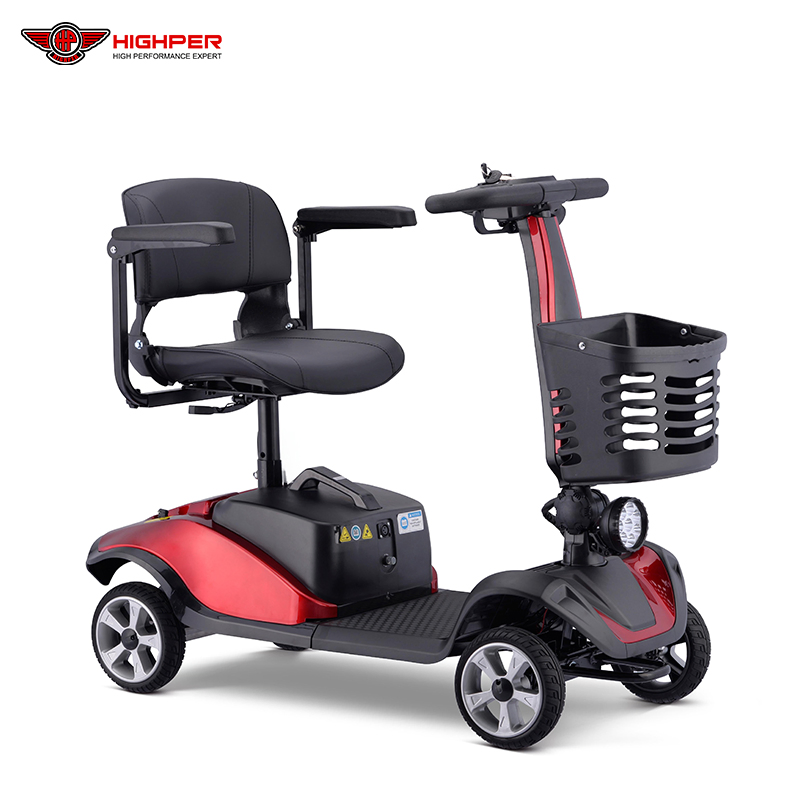 Heavy-Duty 120kg Capacity Mobility Scooter, 24V 250W Motor, 8" Solid Wheels Scooter