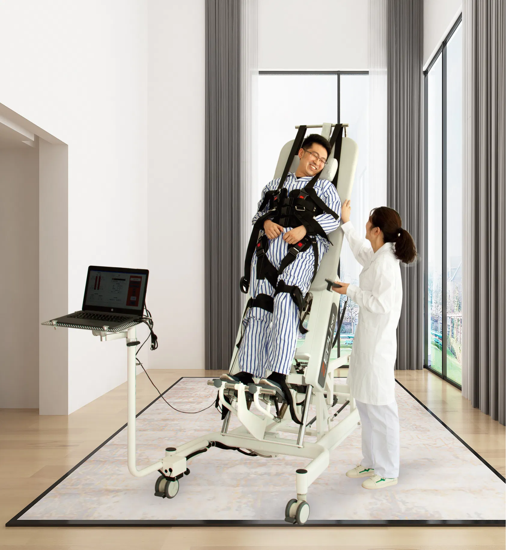 Professional Gait Training System for Comprehensive Rehabilitation Support